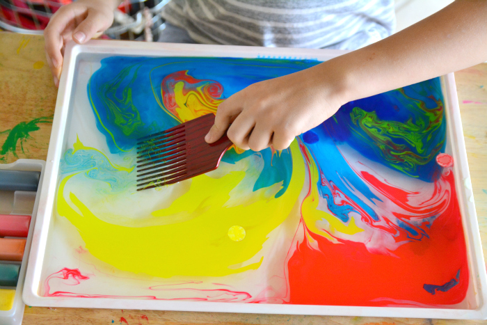 Exploring the Magic of Paper Marbling with Shaving Foam