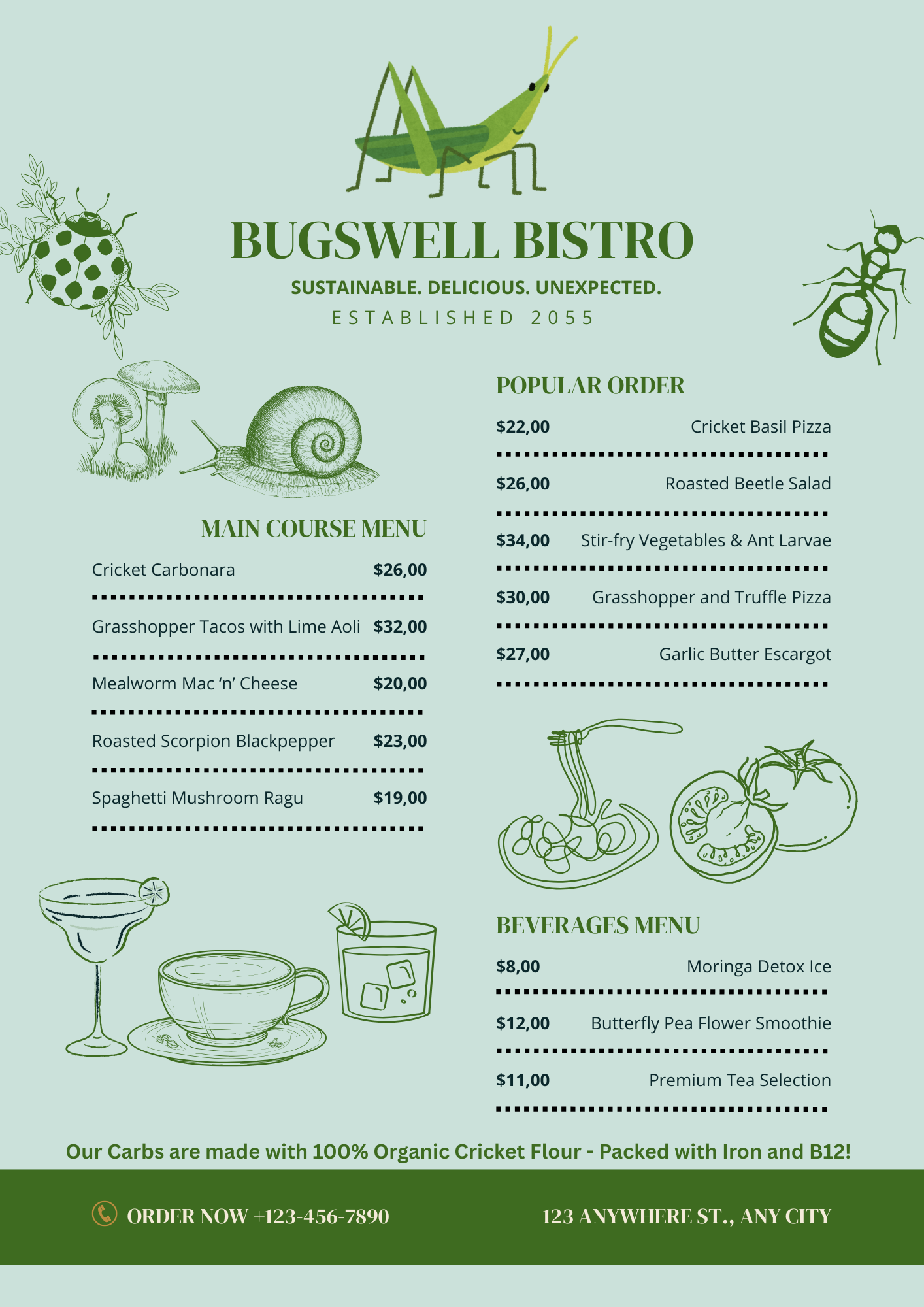 Exploring the Magic of Design with a Futuristic Menu