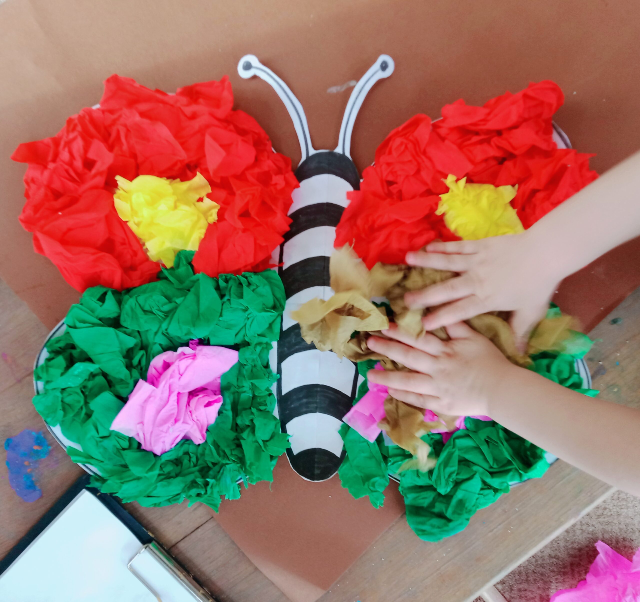 Exploring the Fine Motor Skills Magic of Scrunching and Pressing Paper