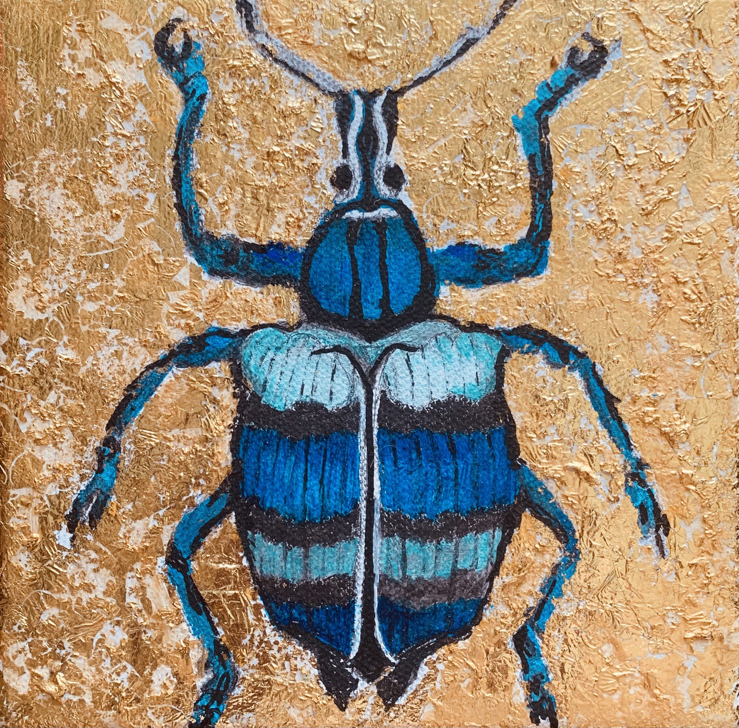 Exploring the Magic of Ancient Egyptian Art with Insects and Symmetry