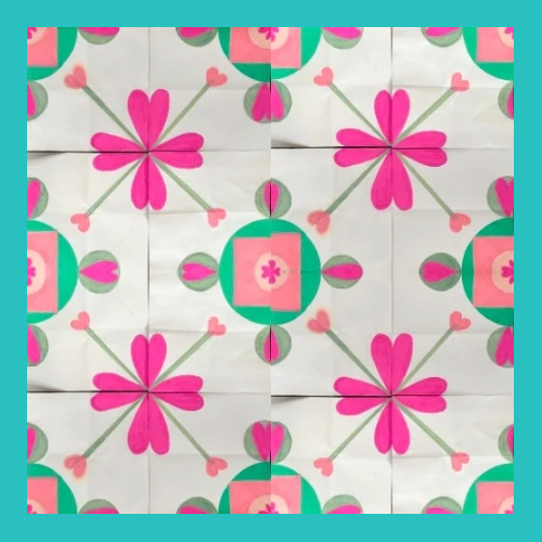 How to Create Your Own Peranakan Tile with Paper