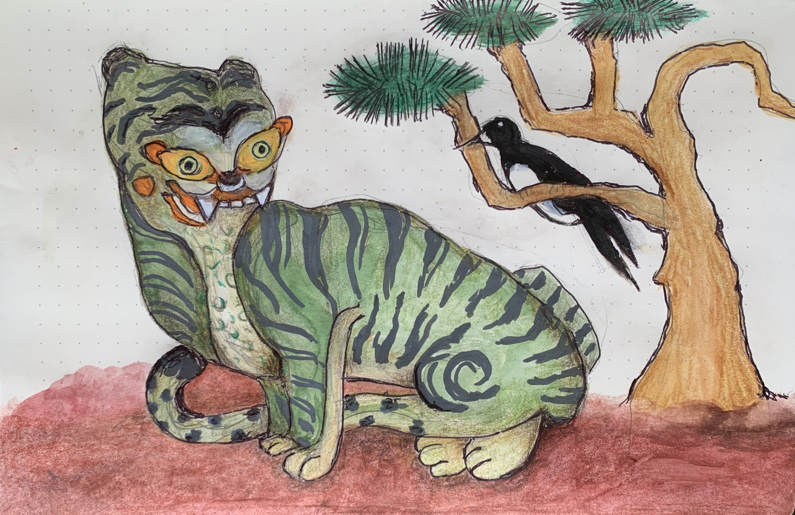 Exploring the Magic of Korean Folk Art, Goofy Tigers, and Clever Magpies