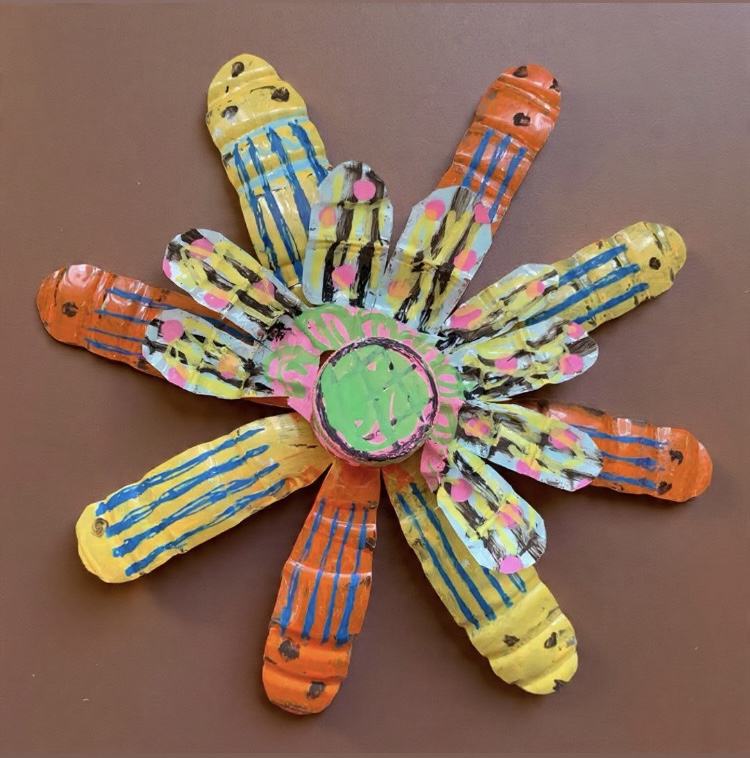 Recycled Bottle Flower: Turning Trash into Bold Sculptural Blooms